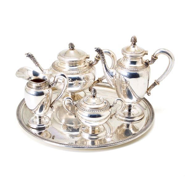 Silver tea and coffee set 