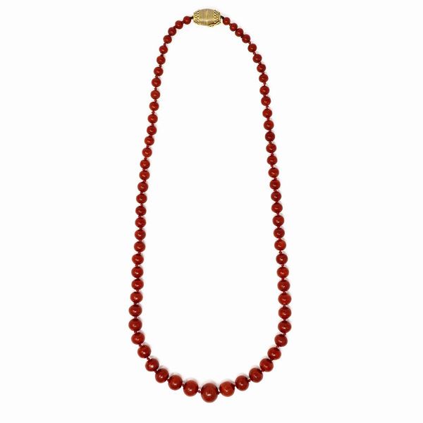 Collana corallo  - Asta Asta a tempo - Faraone Casa d'Aste