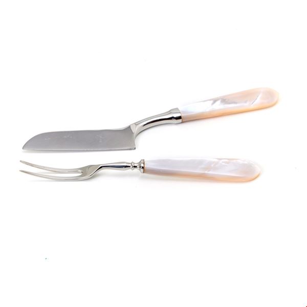 Cutlery in mother-of-pearls