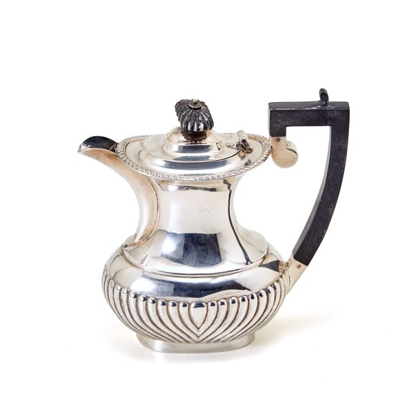 Silver teapot
