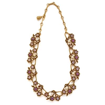 Collana Modulare in Metallo Dorato