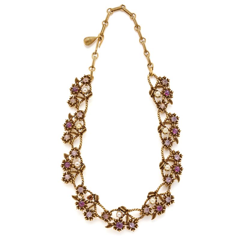 Collana Modulare in Metallo Dorato