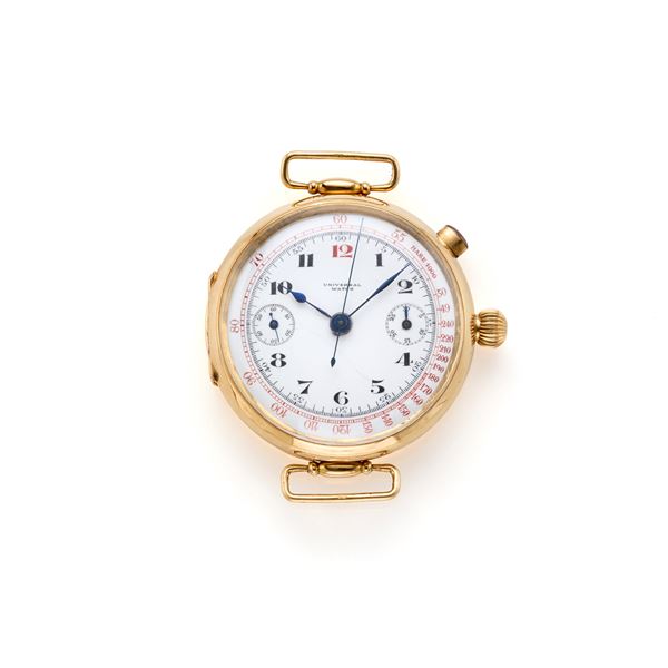 Universal gold pocket watch