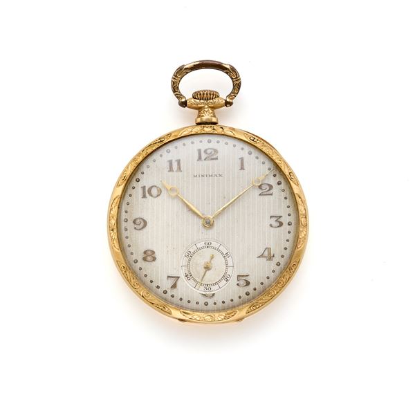 Minimax gold pocket watch 