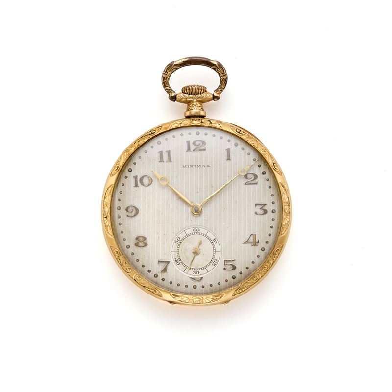Minimax Orologio da Tasca in Oro