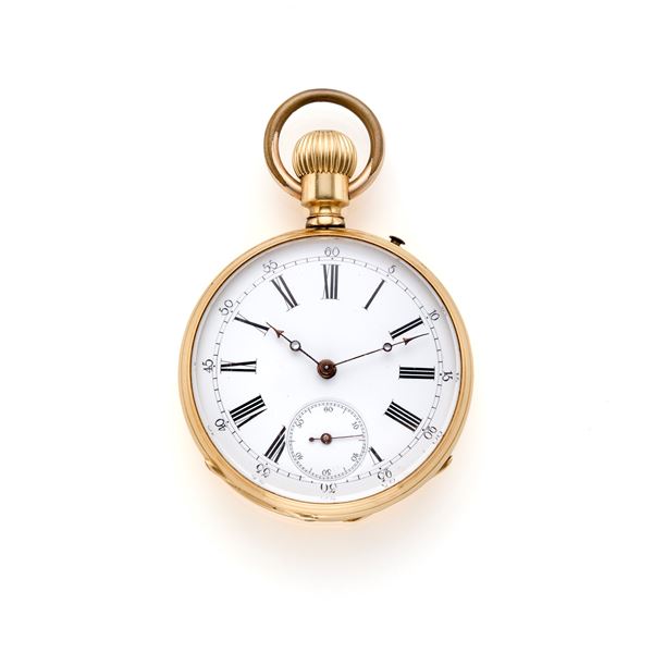 Gold pocket watch