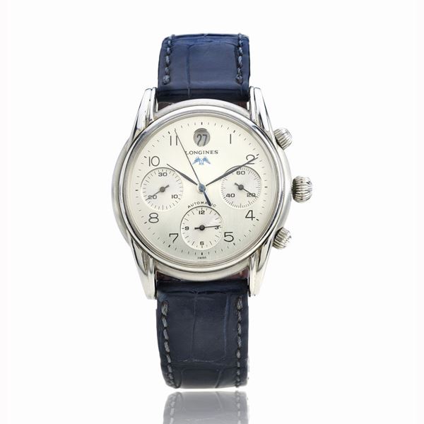 Longines - Longines Chrono acciaio