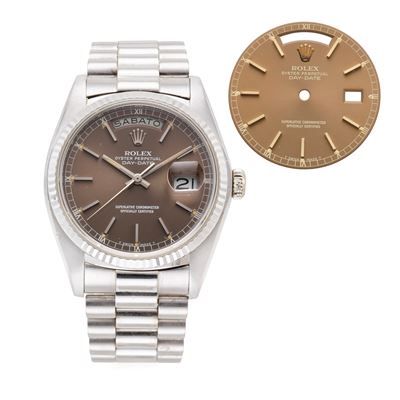 Oyster Perpetual Day Date in oro bianco 18 Kt