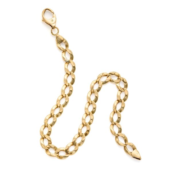Gold groumette bracelet