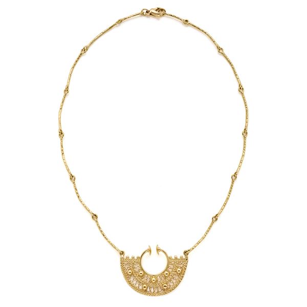 Gold necklace