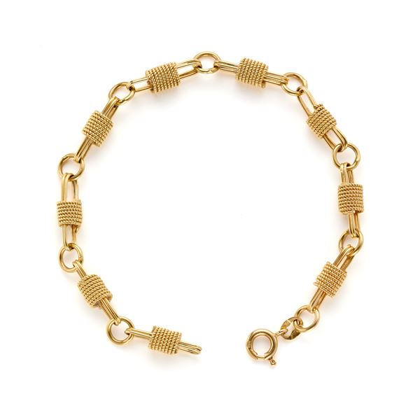 Gold modular bracelet