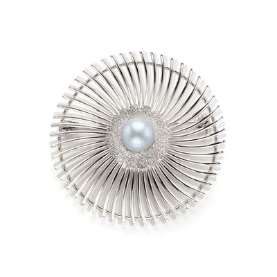 Spilla in Oro con Perla