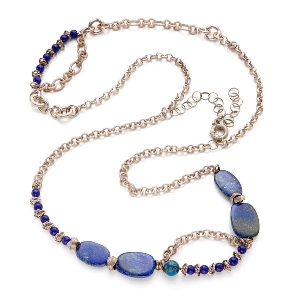 Collana in argento  - Asta GIOIELLI, OROLOGI E LUXURY GOODS - Faraone Casa d'Aste