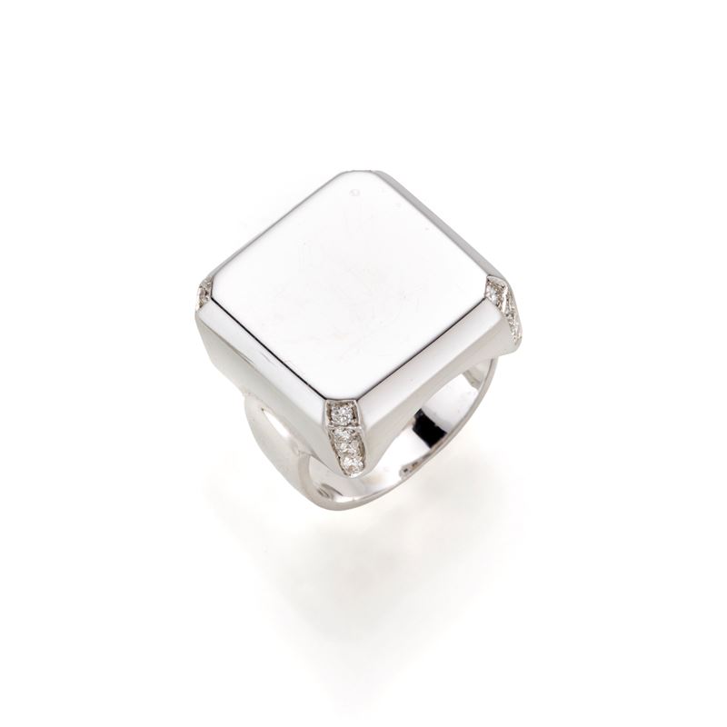 Anello in oro e diamanti