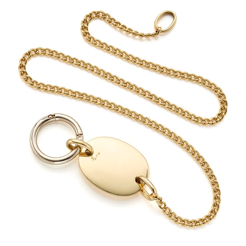 Pomellato, Collana in oro giallo e bianco 18 Kt