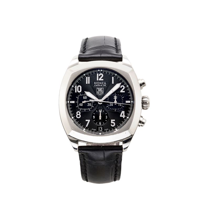Tag Heuer - Monza Calibre 36 Chronograph - Ref. CR5110, Cassa in acciaio 40 mm