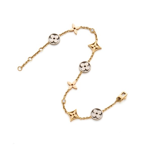  Louis Vuitton gold bracelet