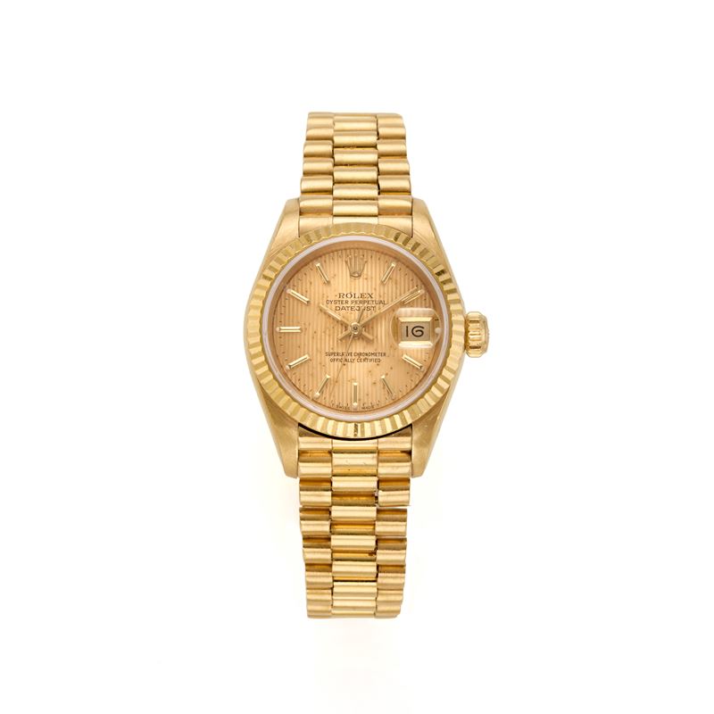 Rolex - Oyster Perpetual Datejust Lady, ref. 69178, oro giallo 18 Kt