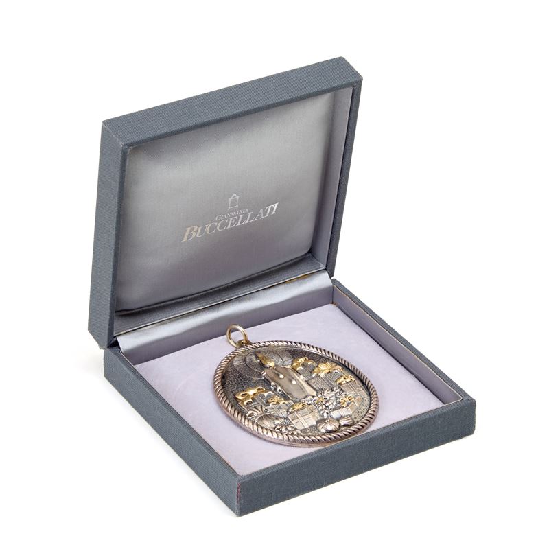 Ornamento natalizio in argento firmato Gianmaria Buccellati