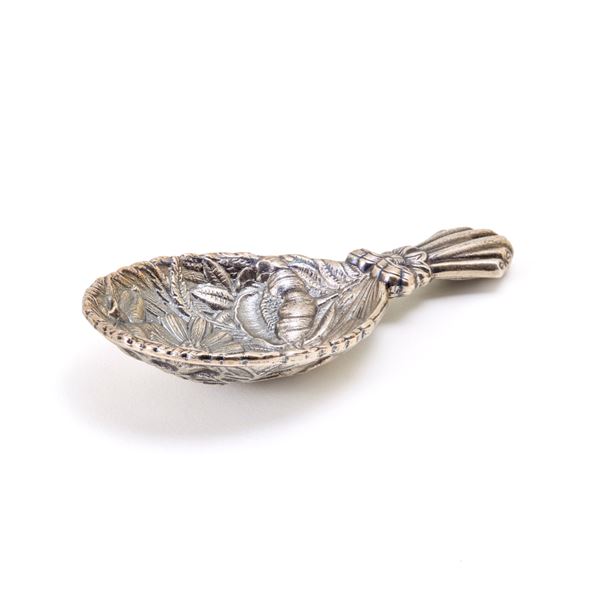 Gianmaria  Buccellati - Silver sugar spoon signed Gianmaria Buccellati