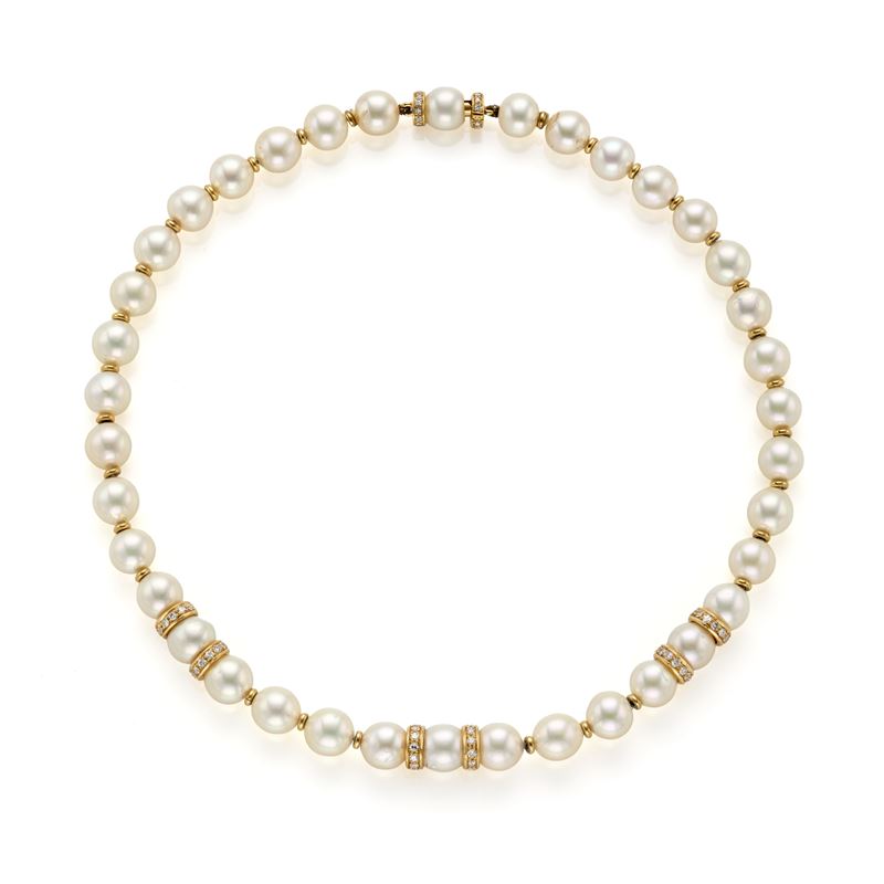 Collana Missiaglia in oro e perle