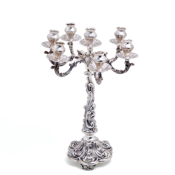 Silver candelabrum