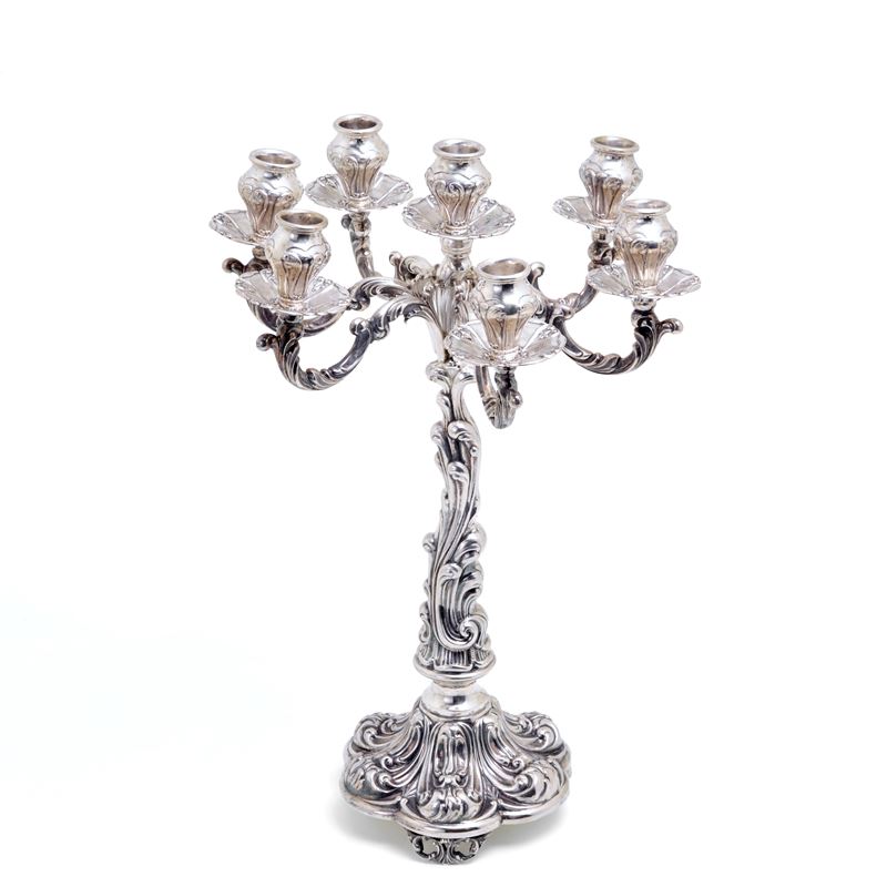 Candelabro in argento