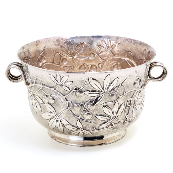 Silver cachepot