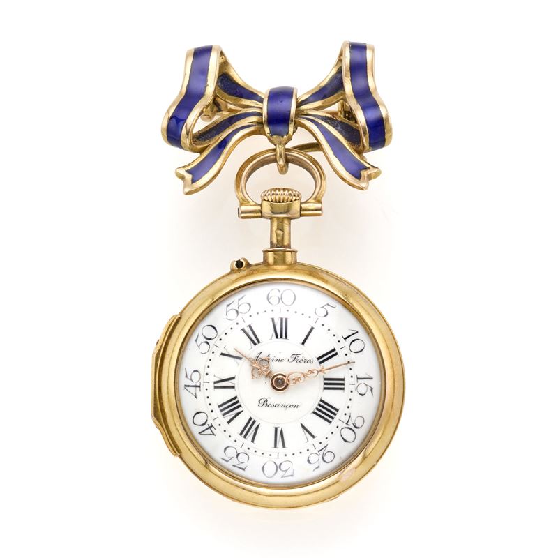 Orologio da tasca Antoine Freres in oro