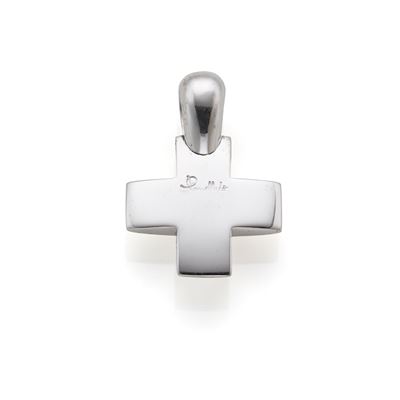 Pomellato, Pendente a croce in oro bianco 18 Kt