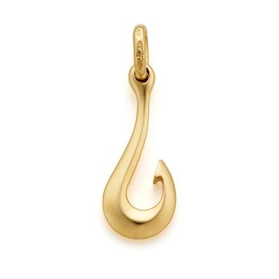 Pomellato, Pendente ad amo in oro giallo 18 Kt