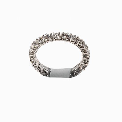 Anello in Oro Bianco e Diamanti