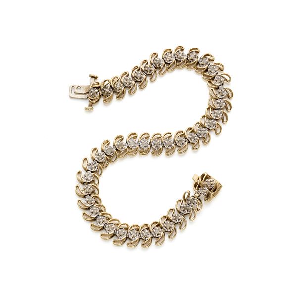 Bracciale in oro e diamanti