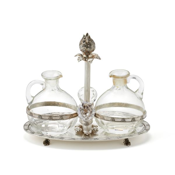 Buccellati - Set cruet in argento firmato Gianmaria Buccellati