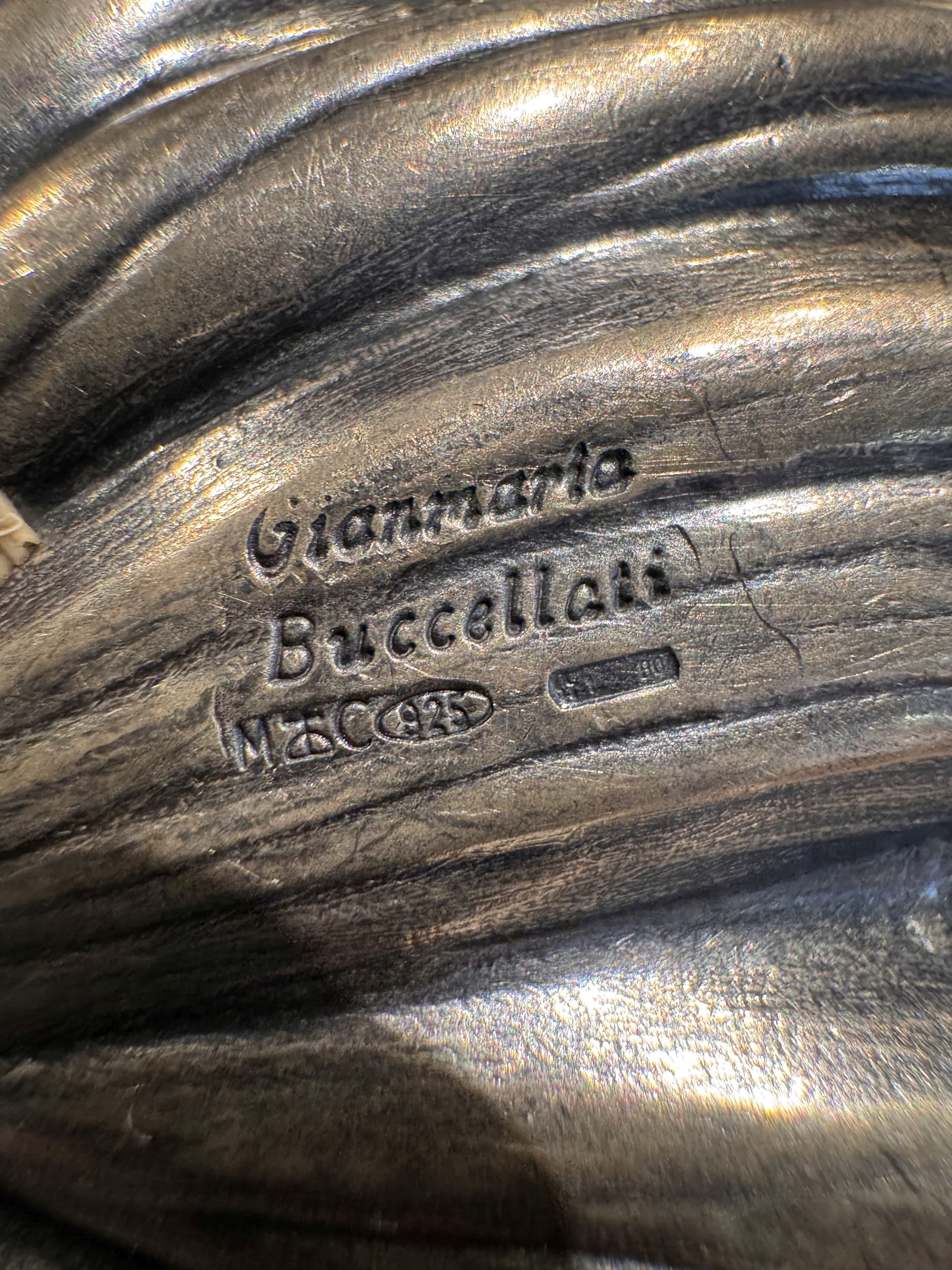 Quattro coppette in argento firmate Gianmaria Buccellati