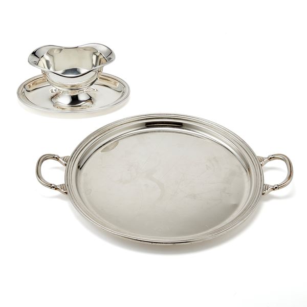 Silver-plated Christofle and Cesa lot