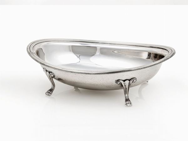 Piatto ovale in argento
