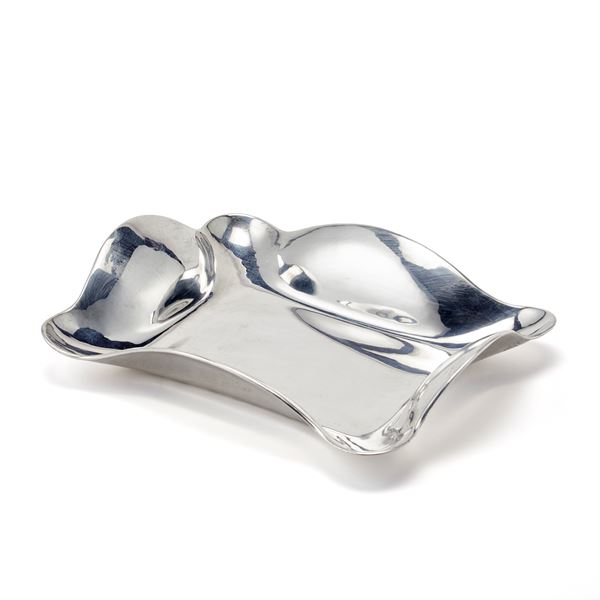 Silver bread tray