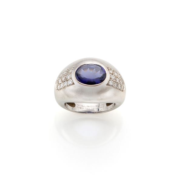 Anello Mauboussin in oro con tanzanite