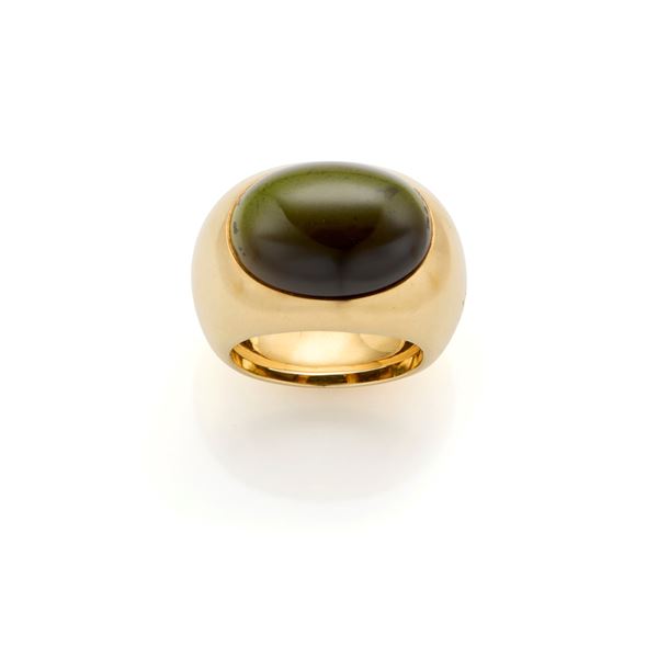 Anello Pomellato in oro con tormalina