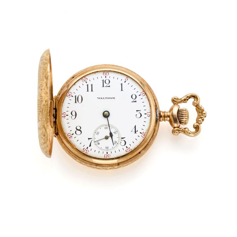 Orologio da tasca Waltham in oro