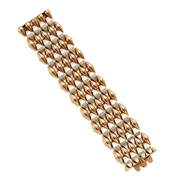 Bracciale a fascia in oro