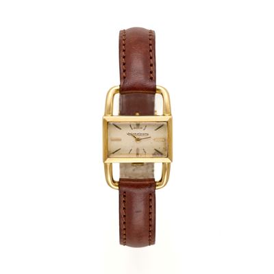 Jaeger-LeCoultre, Lucchetto “Padlock” in oro giallo 18 kt (ref. 1671), anni ’60