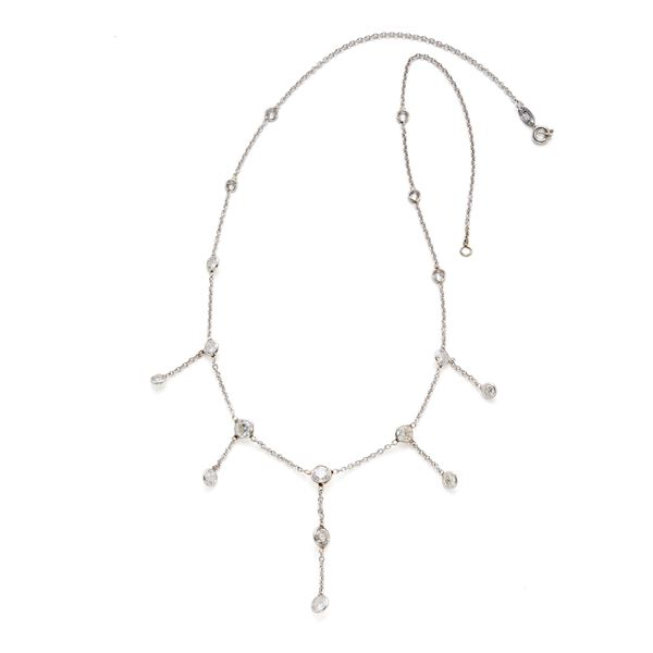Collier in oro con diamanti 