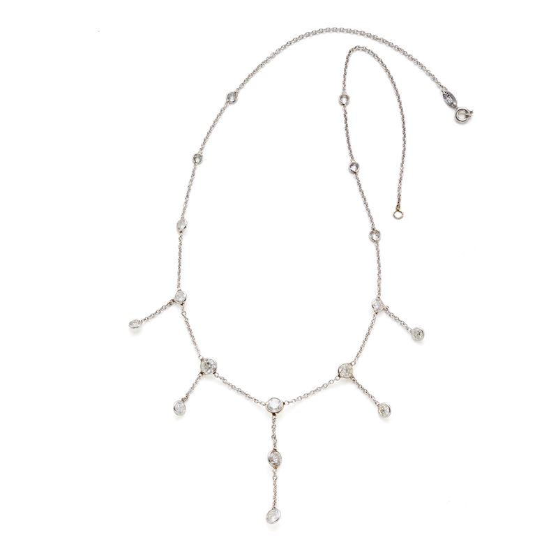 Collier in oro con diamanti