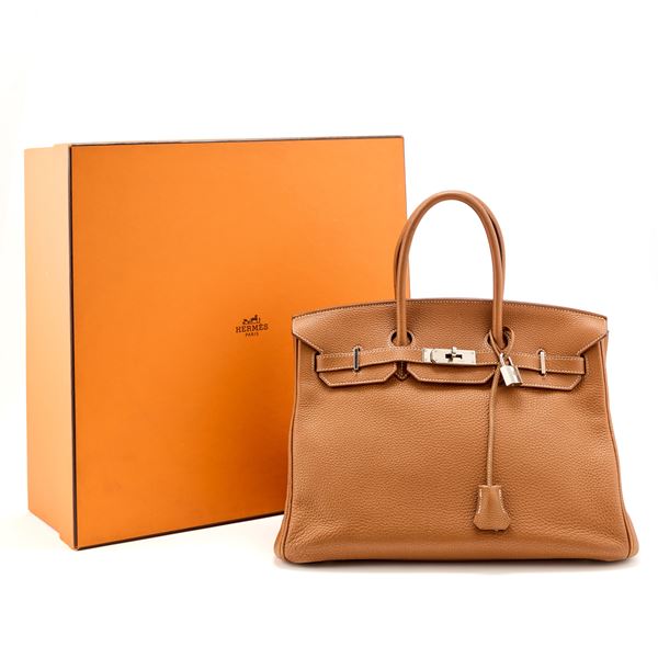 Hermes - Hermès Birkin 35 Togo Gold