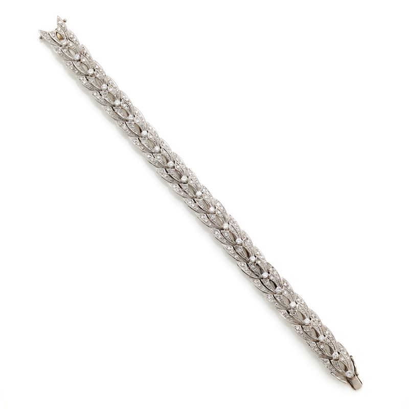 Bracciale in oro con diamanti