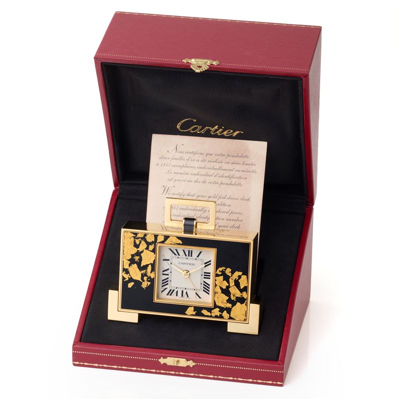 Cartier, Pendulette con sveglia ref. 2749, edizione limitata 0083/1847 (1997)