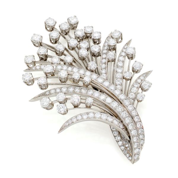 Spilla in oro con diamanti