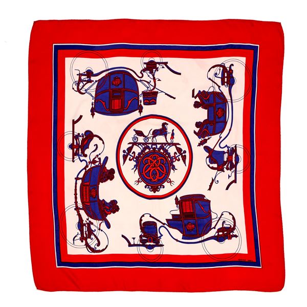 Hermes - Foulard Hermès in seta